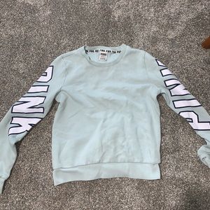 victoria’s secret pink blue sweater